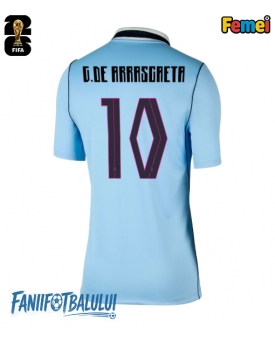 Uruguay Giorgian de Arrascaeta #10 Echipament de Fotbal Replică Mondial 2026 Femei Acasa